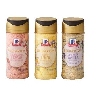 Bridgerton McCormick finishing sugar bundle of 3 new sealed